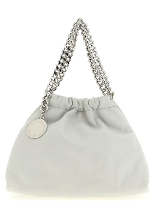 Bolso de mano de poliéster gris
