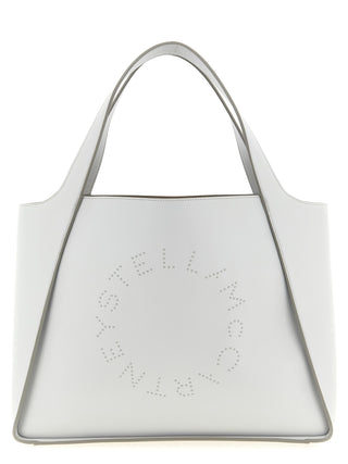 Gray Polyamide Tote Bag