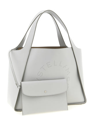 Gray Polyamide Tote Bag