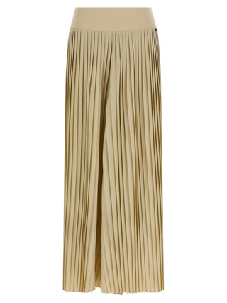 Beige Polyester Athletic Pants