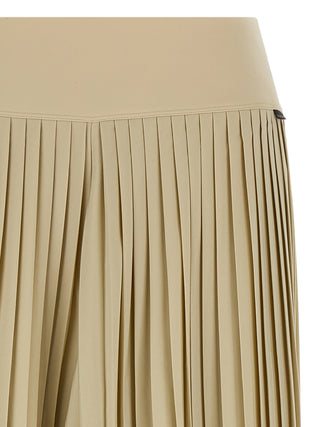 Beige Polyester Athletic Pants