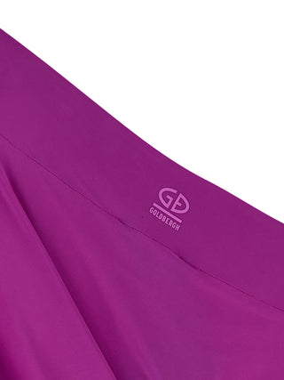 Purple Polyamide Casual Dress