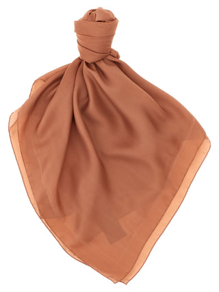 Brown Silk Scarf