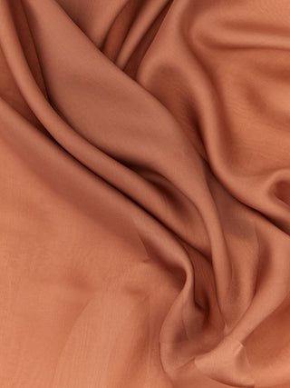 Brown Silk Scarf