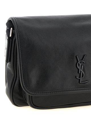 Black Calfskin Crossbody Bag