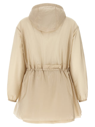 Beige Polyamide Shell Jacket