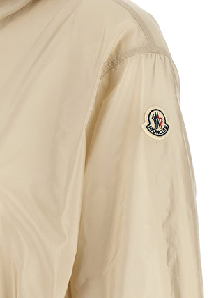 Beige Polyamide Shell Jacket