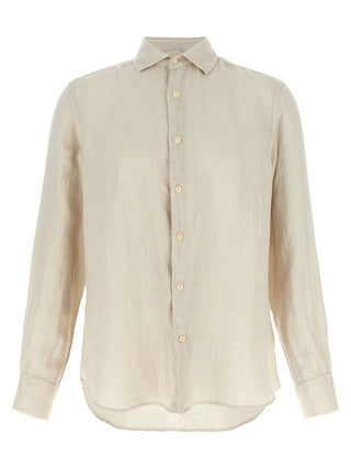 Beige Linen Blouse