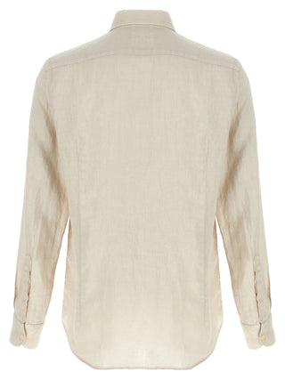Beige Linen Blouse