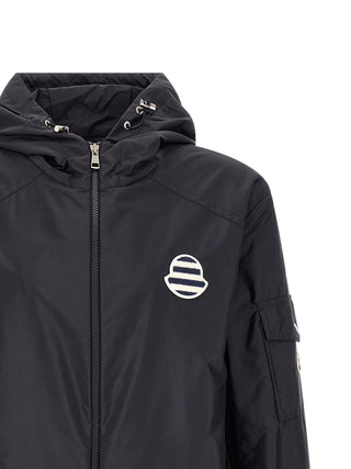 Blue Polyamide Shell Jacket