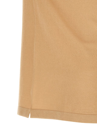 Beige Cotton Polo Shirt