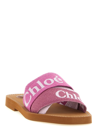 Sandalias multicolor de lino