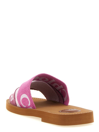 Sandalias multicolor de lino