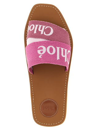 Sandalias multicolor de lino