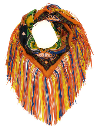 Multicolor Silk Foulard