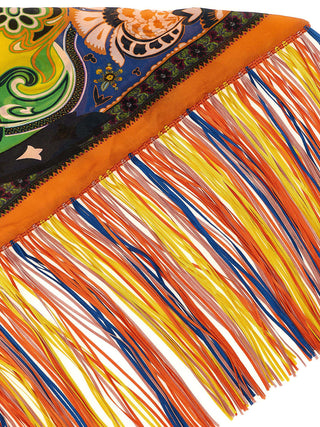 Multicolor Silk Foulard