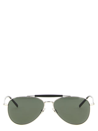 Gafas de sol de acetato plateado