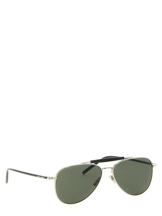 Gafas de sol de acetato plateado