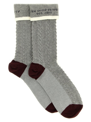 Gray Cotton Socks