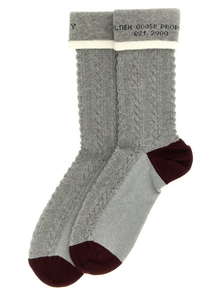 Gray Cotton Socks