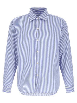 Blusa de algodón azul