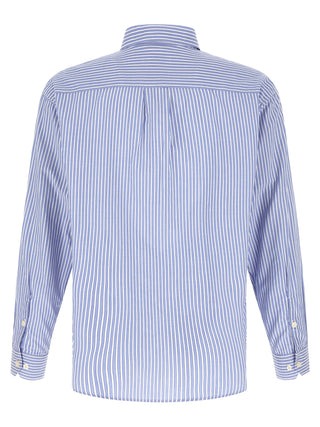 Blusa de algodón azul