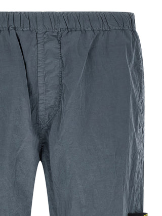 Blue Polyamide Joggers (Workout Pants)