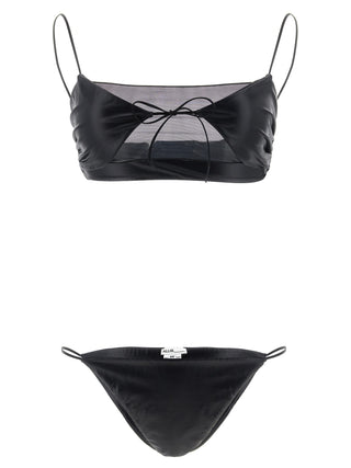 Black Polyester Bikini