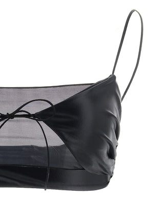 Black Polyester Bikini