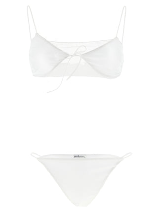 White Polyester Bikini