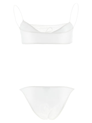 White Polyester Bikini