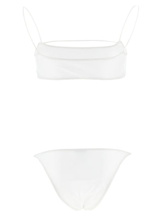 White Polyester Bikini