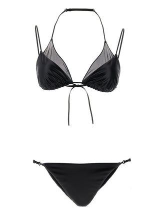 Black Polyester Bikini