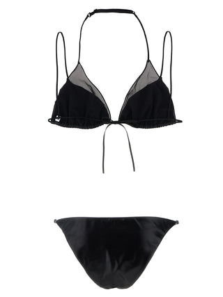 Black Polyester Bikini