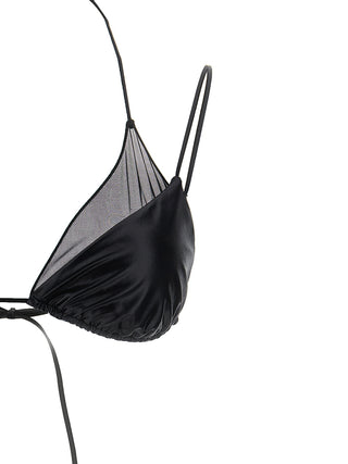 Black Polyester Bikini