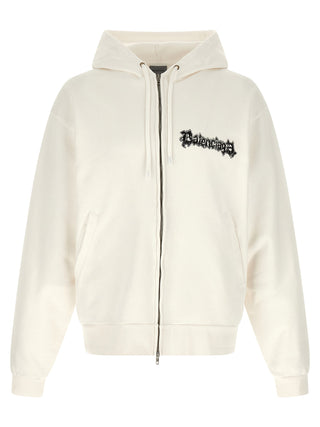 Sudadera blanca de algodón