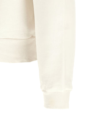 Sudadera blanca de algodón