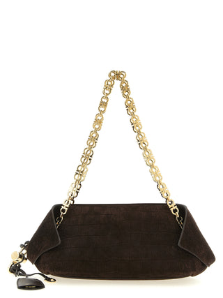 Brown Goatskin Shoulder Bag