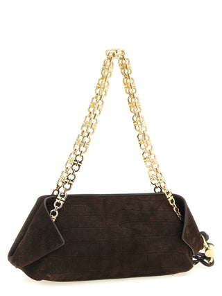 Brown Goatskin Shoulder Bag
