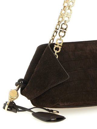 Brown Goatskin Shoulder Bag