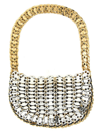 Multicolor Calfskin Shoulder Bag