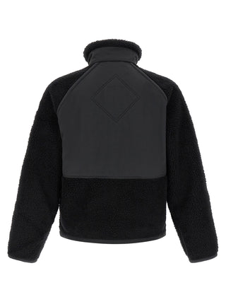Black Wool Full-Length Jacket