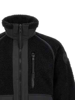 Black Wool Full-Length Jacket