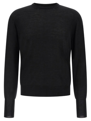 Black Virgin Wool Cardigan