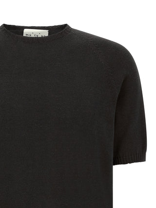Black Cotton Cardigan