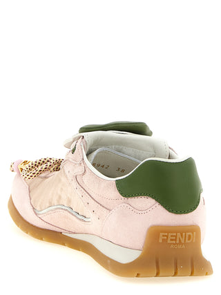 Multicolor Calfskin Athletic Sneakers