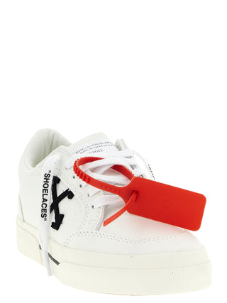 Bicolor Cotton Low Top Sneakers
