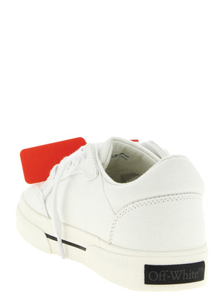 Bicolor Cotton Low Top Sneakers