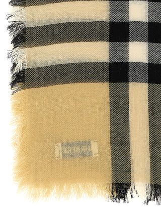 Beige Wool Scarf