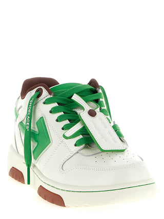 Zapatillas deportivas bicolor de cuero  